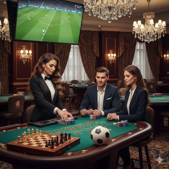 德州扑克筹码和扑克牌